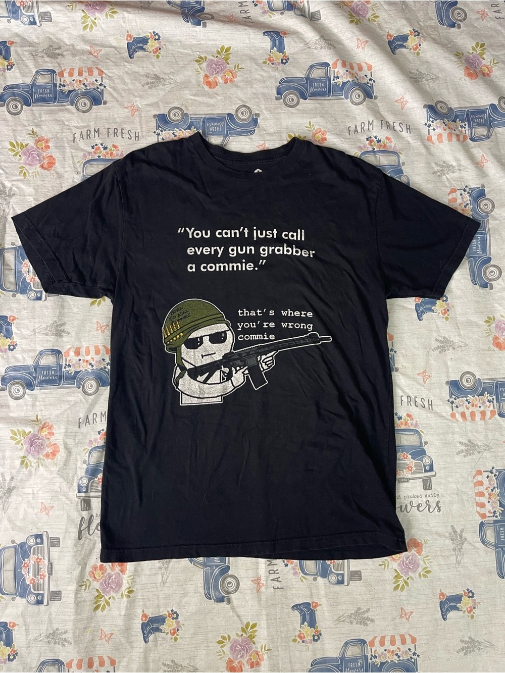 ASMDSS Military Humor That's Where You're Wrong 2nd Amendment Veteran Tee Med